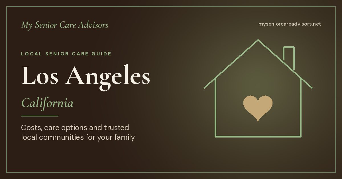 Senior care in Los Angeles, California, local guide to costs, care options and communities