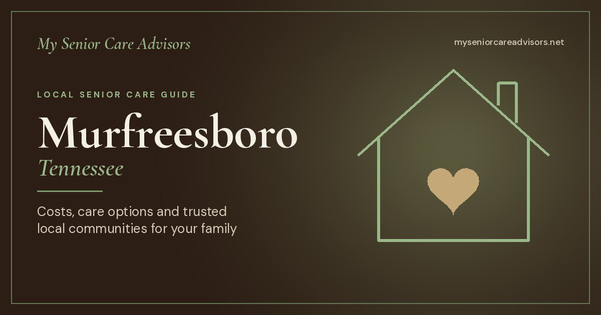 Senior care in Murfreesboro, Tennessee, local guide to costs, care options and communities